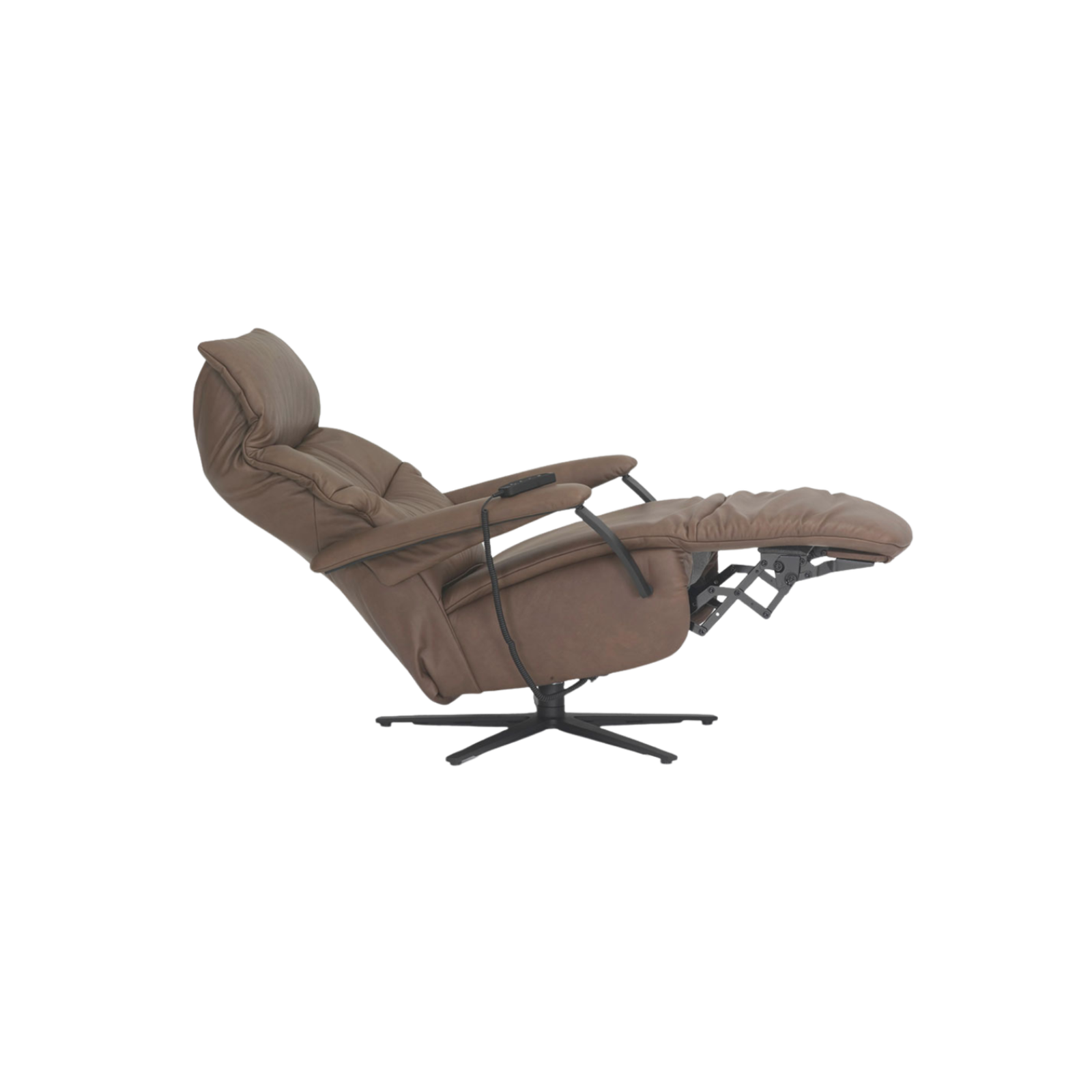 Meubelis sta-op stoel Lyon – elektrische liftfauteuil met hoge rug, verstelbare beensteun en zachte bekleding voor optimaal comfort