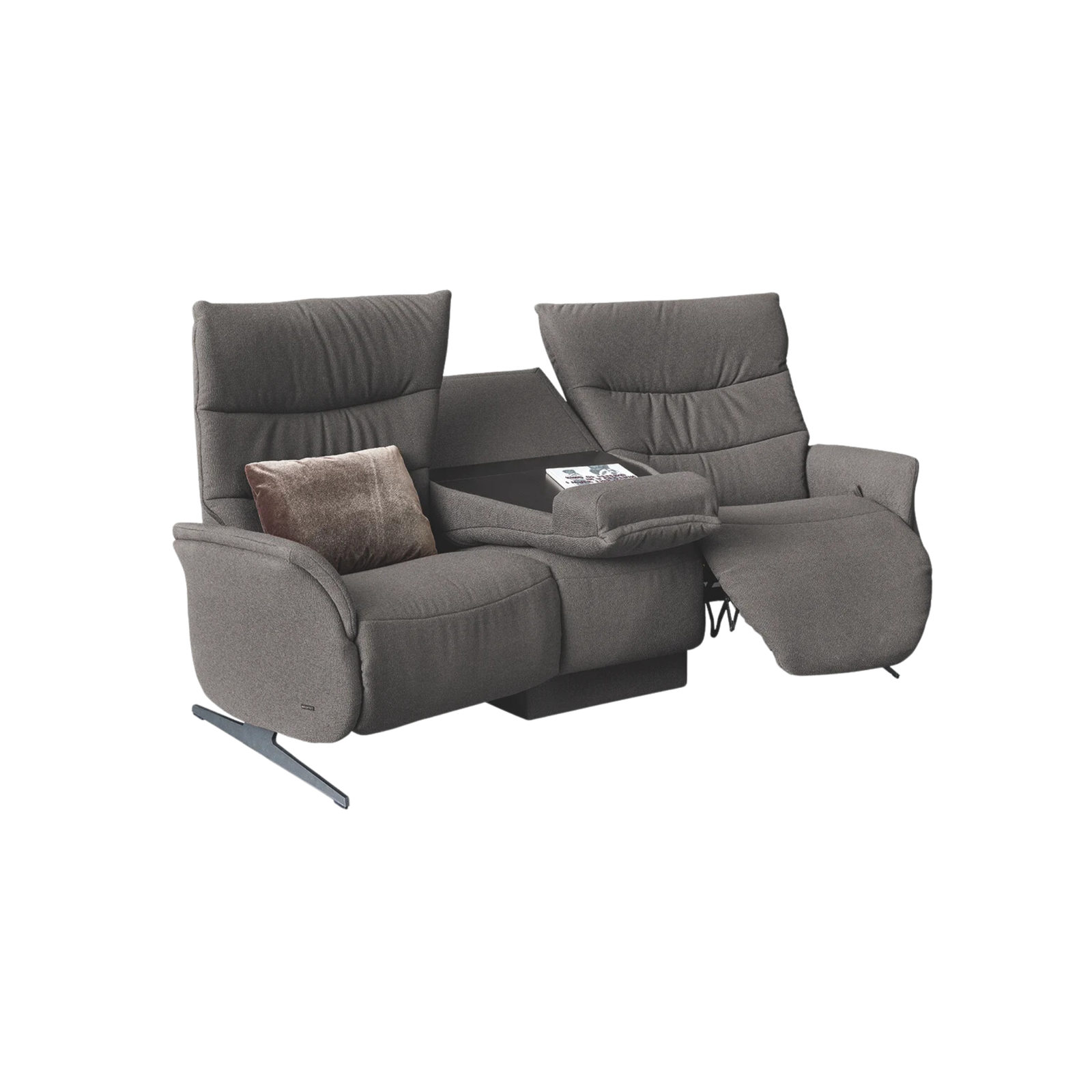 Meubelis 4050 Taupe bankstel – Comfortabele en stijlvolle 3-zits relaxbank met luxe afwerking.