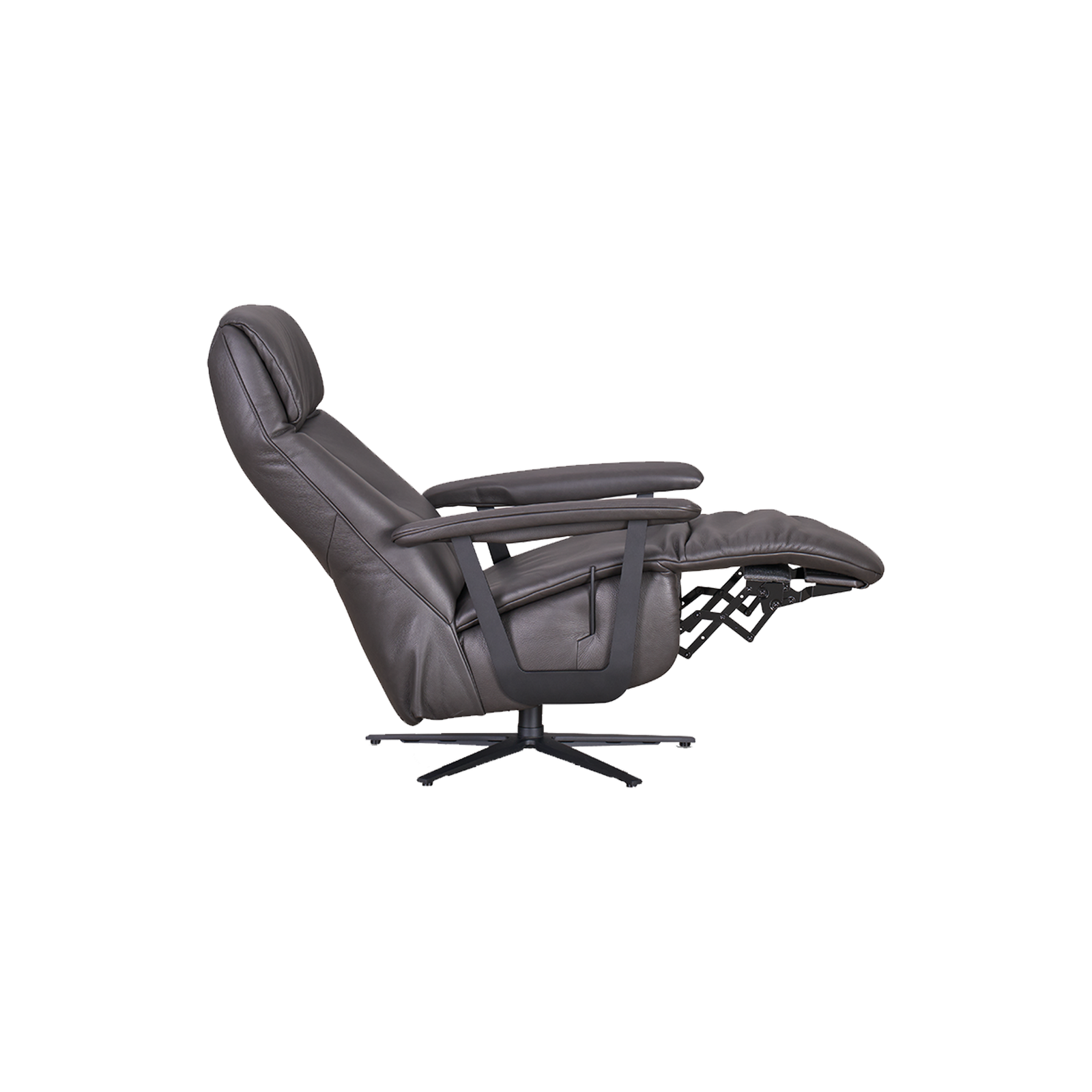 100011-meubelis-sta-op-stoel-7357-nice-dark-grey-(4) Nice relaxfauteuil – elektrisch verstelbare relaxstoel met hoge rugleuning en 360° draaivoet voor optimaal zitcomfort
