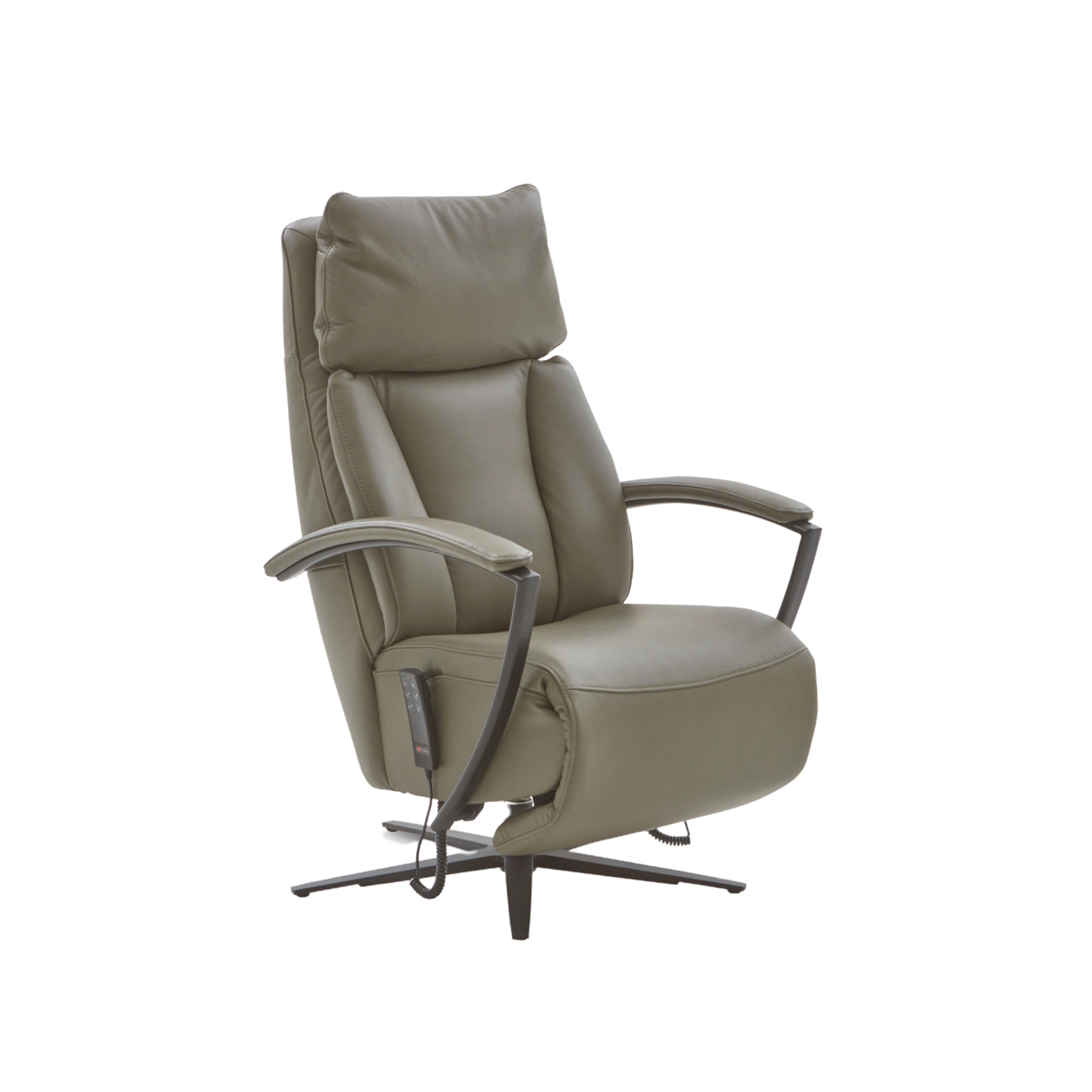 19509_23 Morrison relaxfauteuil – elektrisch verstelbare relaxstoel met hoge rugleuning en zachte bekleding voor ultiem zitcomfort