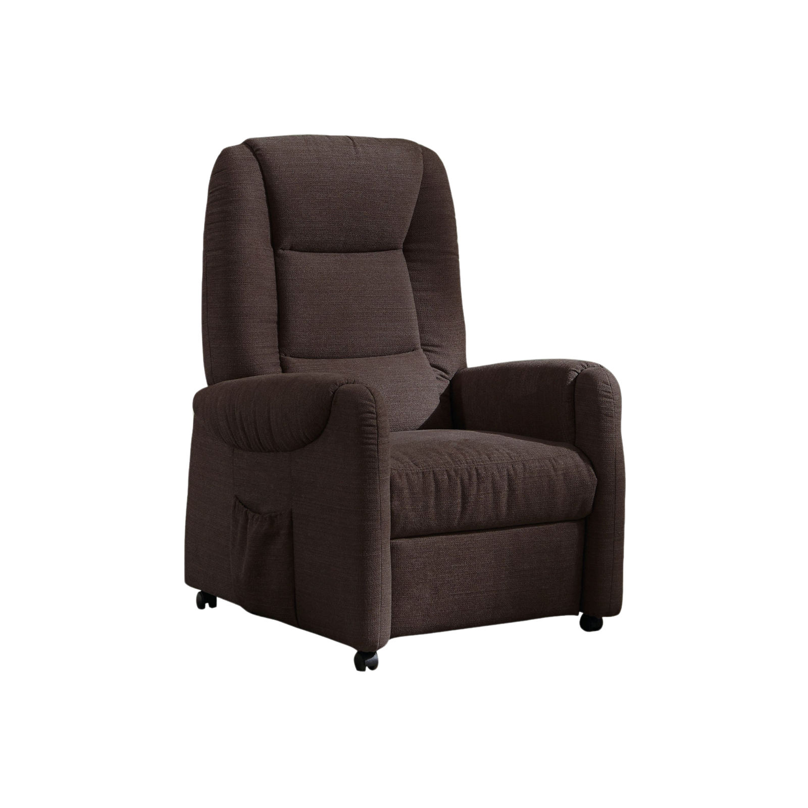 Meubelis Valencia relaxfauteuil – elektrisch verstelbare fauteuil met hoge rugleuning, uitschuifbare voetsteun en draaivoet