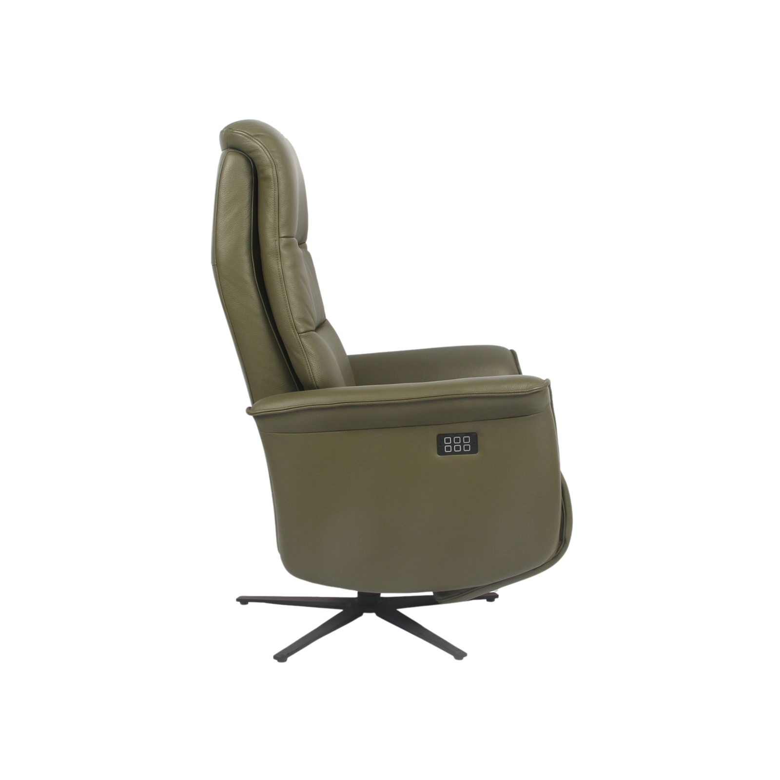 Meubelis Bello relaxfauteuil – elektrisch verstelbare fauteuil met hoge rug en 360° draaivoet voor luxe zitcomfort