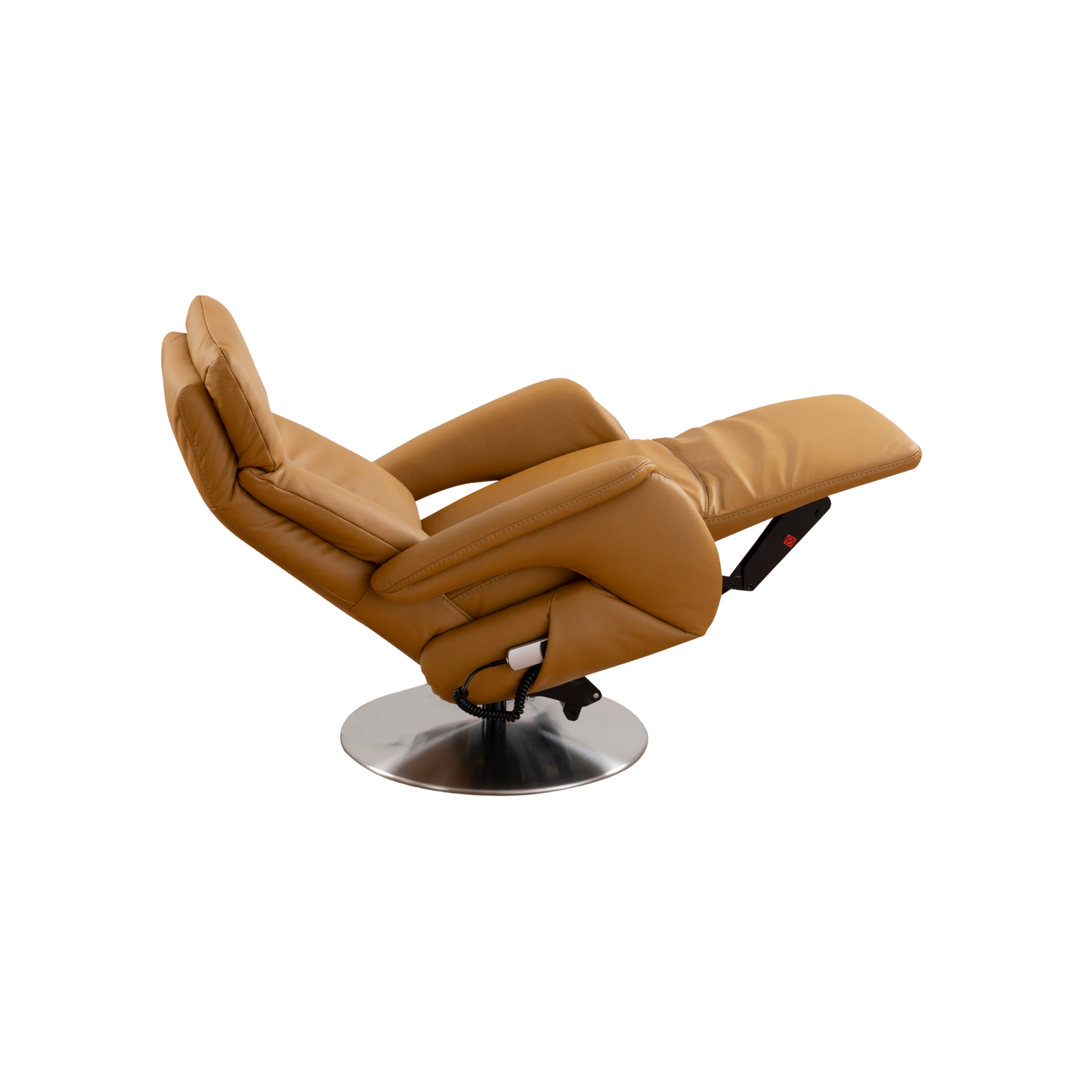 MATCH, Variante 1, Typ 1222_3M.HW.ASH_ Evita dijon_007_FS Meubelis Rozanno 1222 relaxfauteuil – elektrisch verstelbare fauteuil met hoge rugleuning, voetsteun en draaivoet voor optimaal comfort