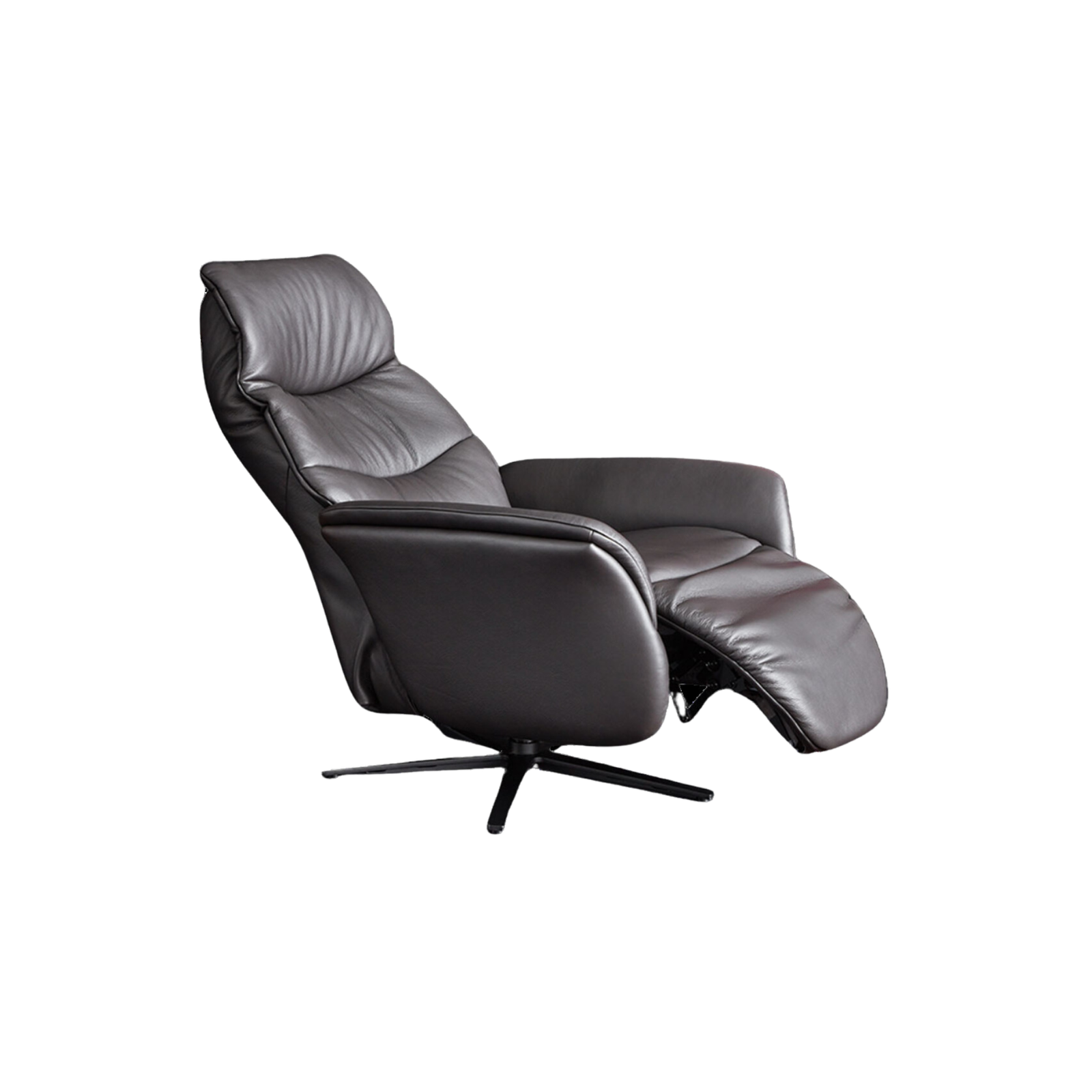 Meubelis sta-op stoel Lyon – elektrische liftfauteuil met hoge rugleuning, verstelbare beensteun en comfortabele bekleding