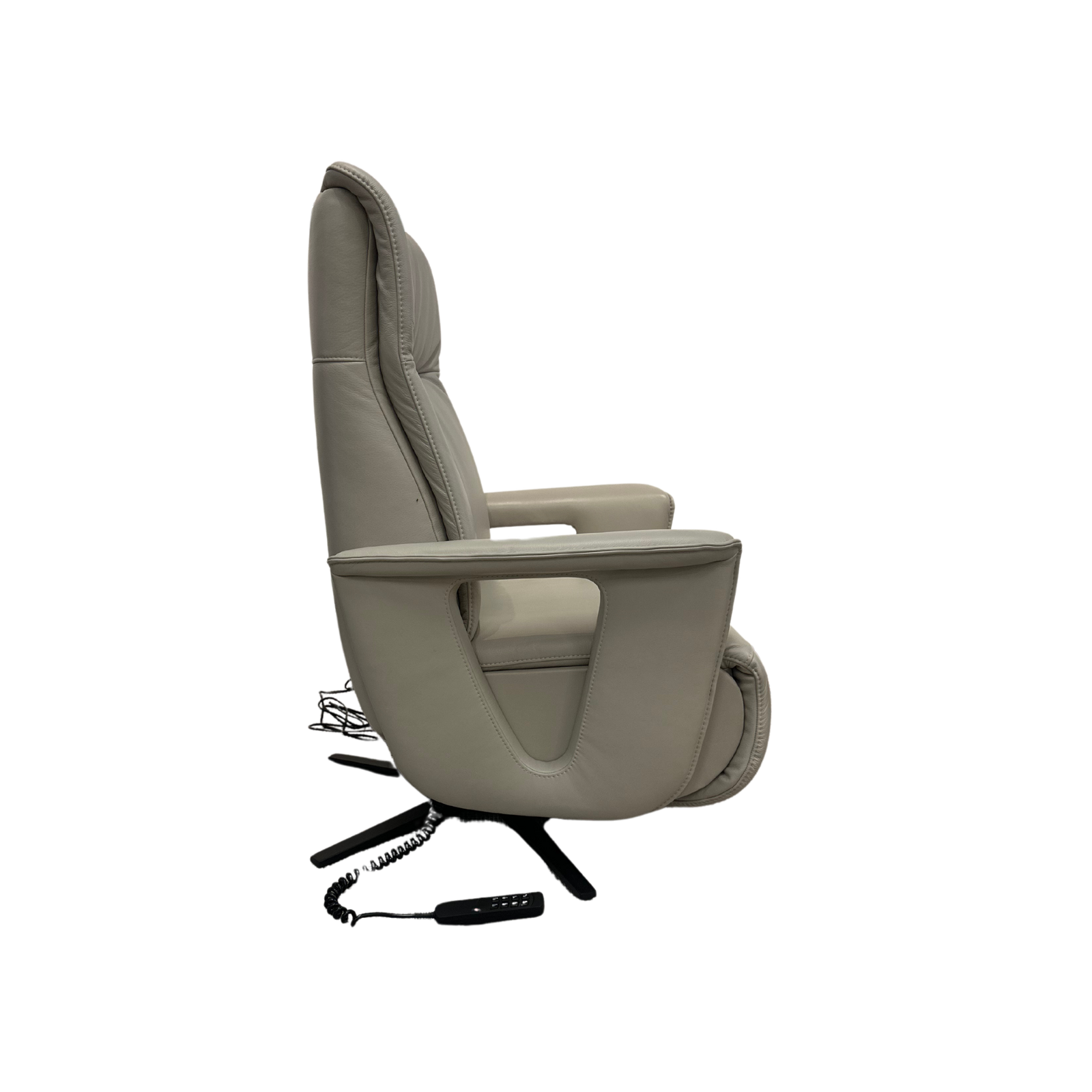 600002-meubelis-sta-op stoel-Venetie Grijs (6) Meubelis sta-op stoel Venetië grijs – elektrische liftfauteuil met comfortabele hoge rug en verstelbare beensteun